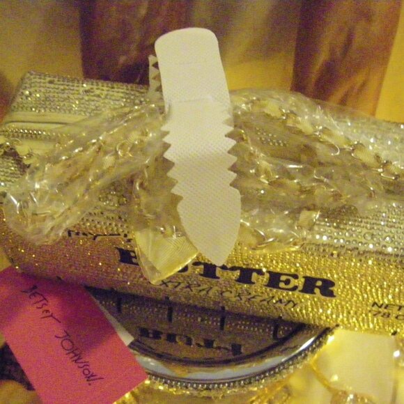 Betsey Johnson Kitsch Spread It On Yellow Crossbody Bag Stick Of Butter NWT - Picture 13 of 16